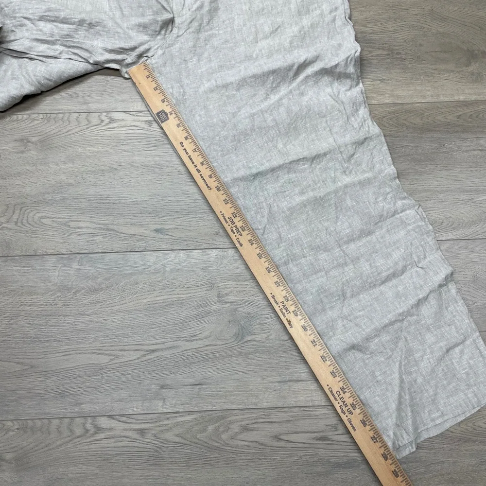 Quince European Linen Trousers Mens 40x30 Flax Tan Straight Leg Pants